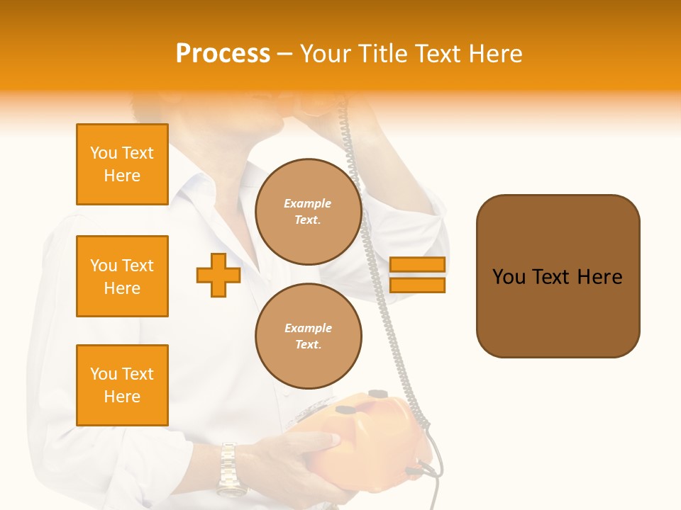 Senior Serious Happy PowerPoint Template