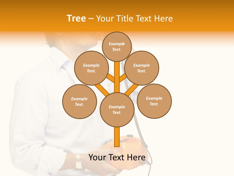 Senior Serious Happy PowerPoint Template