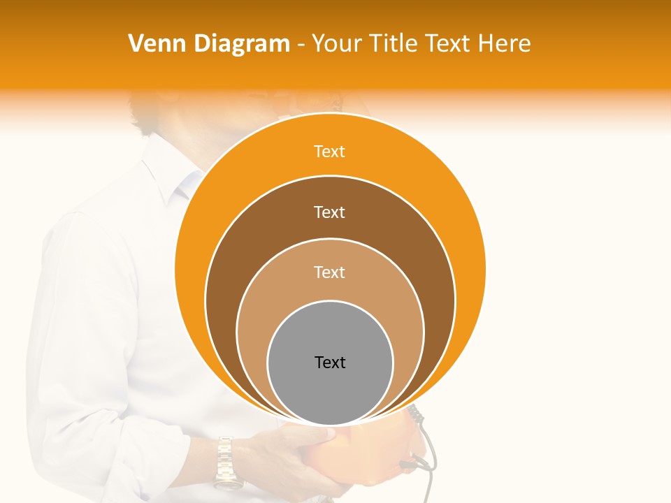 Senior Serious Happy PowerPoint Template