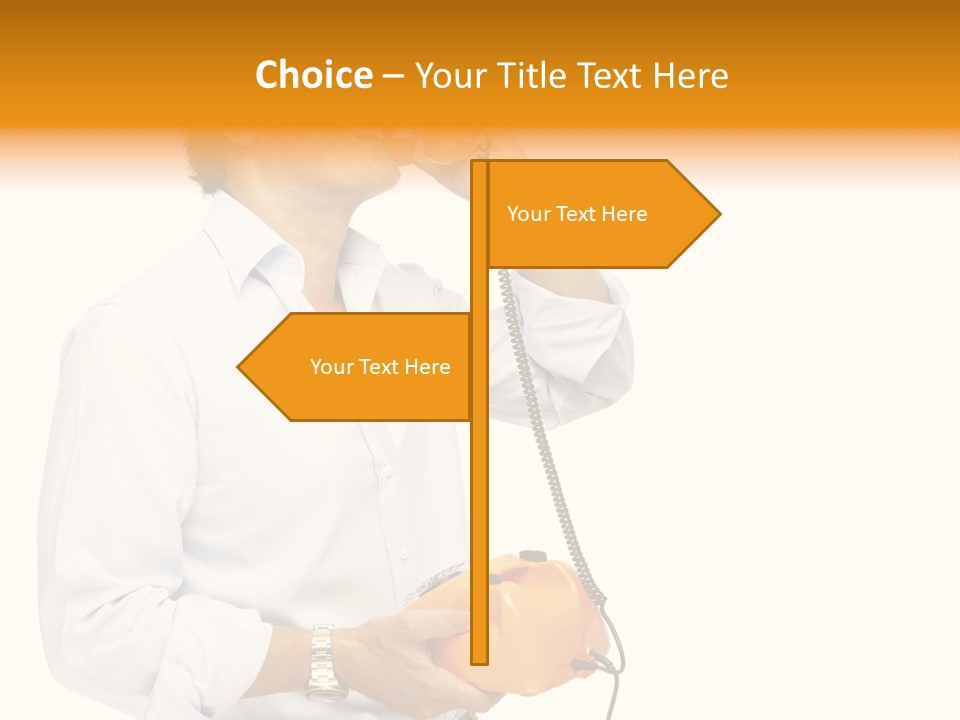 Senior Serious Happy PowerPoint Template