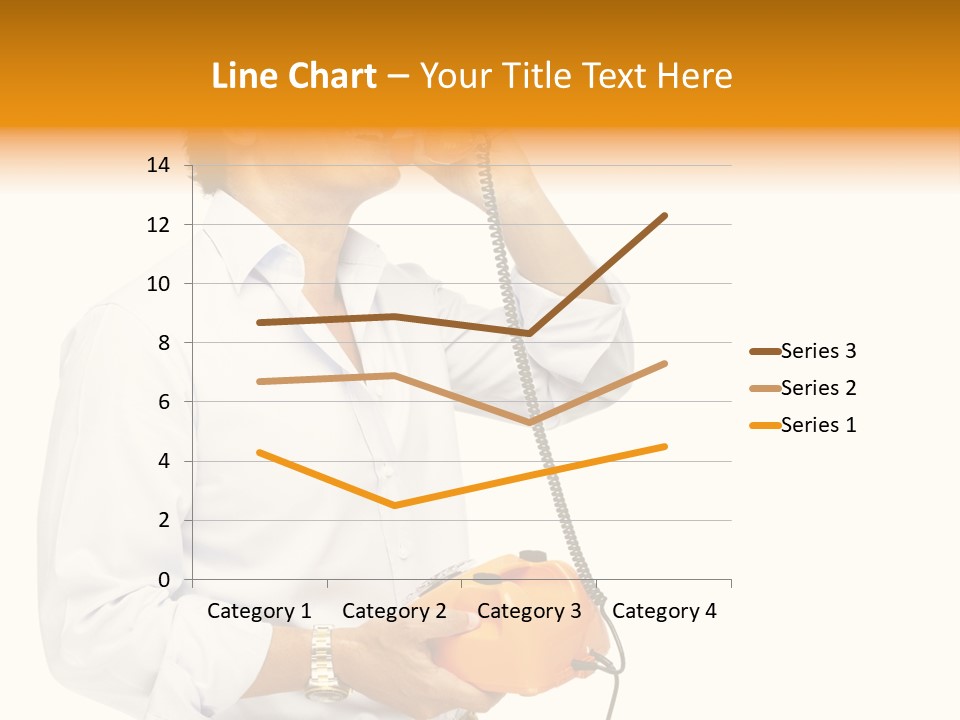 Senior Serious Happy PowerPoint Template