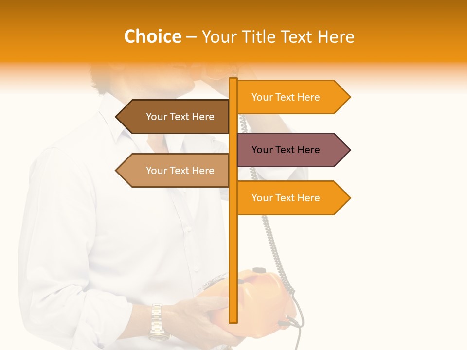 Senior Serious Happy PowerPoint Template