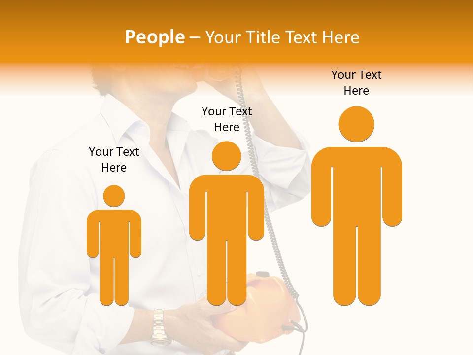 Senior Serious Happy PowerPoint Template