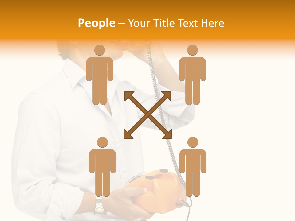 Senior Serious Happy PowerPoint Template