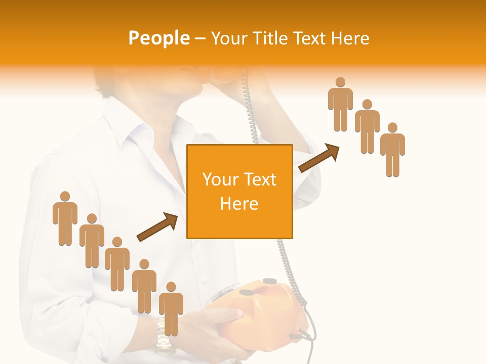 Senior Serious Happy PowerPoint Template