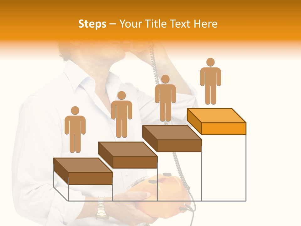 Senior Serious Happy PowerPoint Template