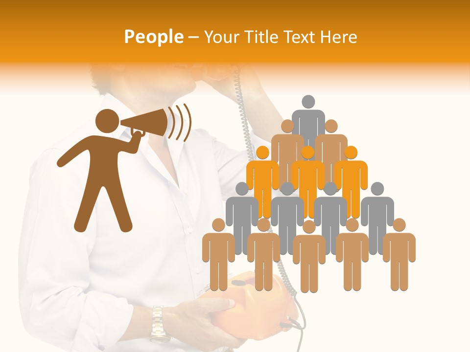 Senior Serious Happy PowerPoint Template