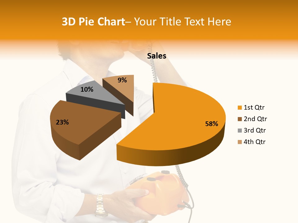 Senior Serious Happy PowerPoint Template