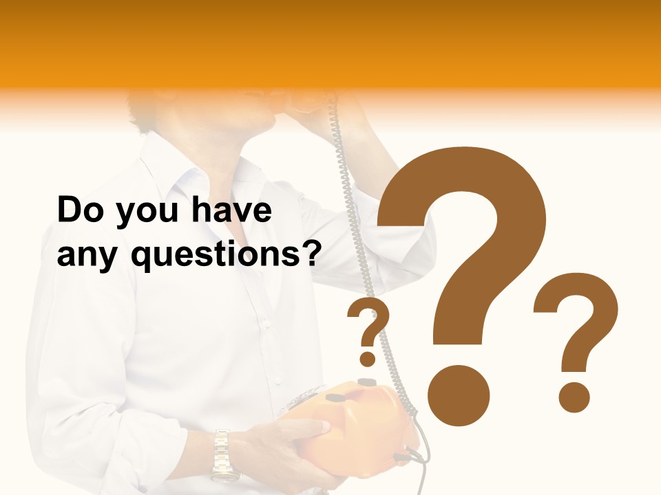 Senior Serious Happy PowerPoint Template