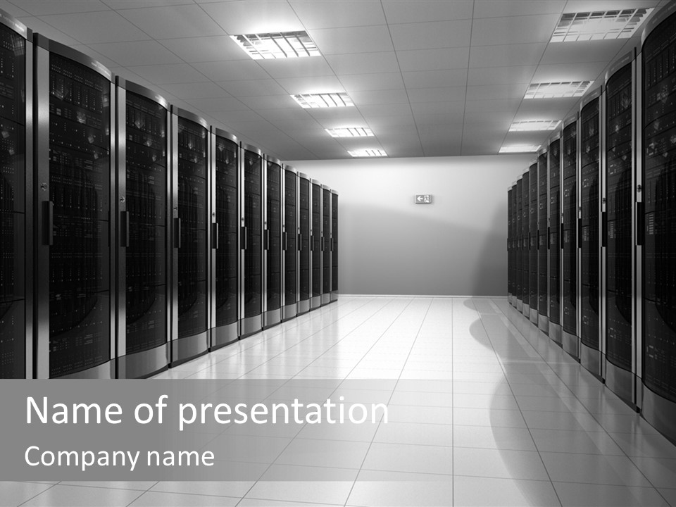 System Security Room PowerPoint Template