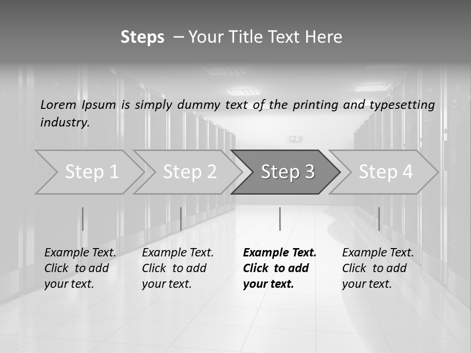 System Security Room PowerPoint Template
