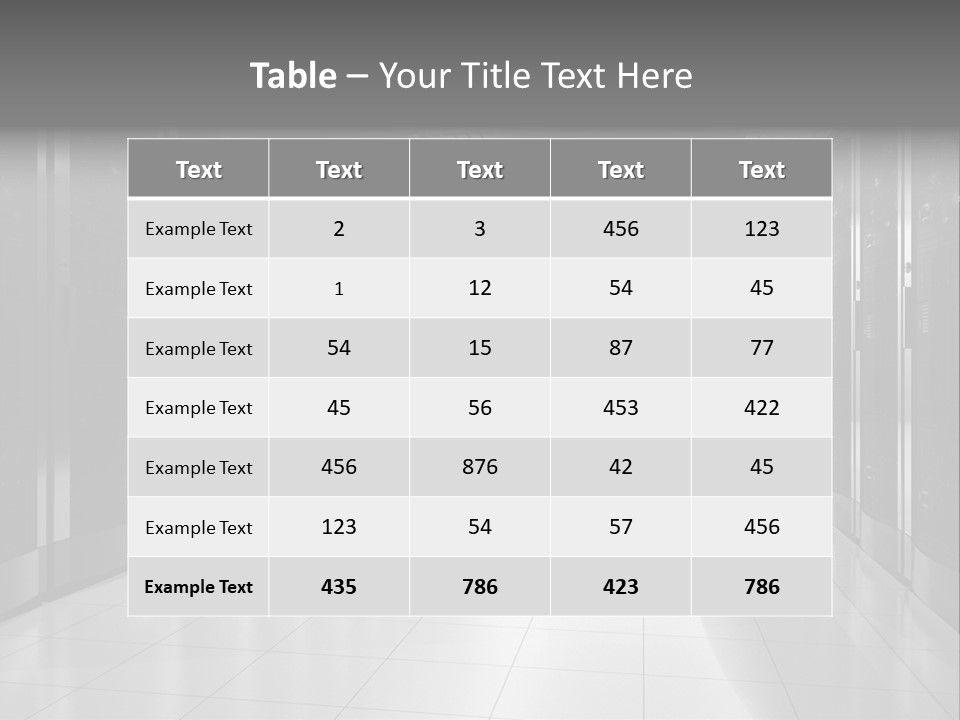 System Security Room PowerPoint Template