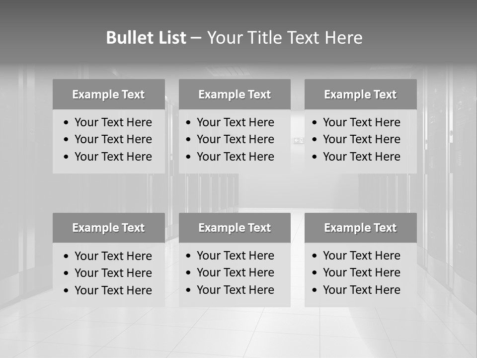 System Security Room PowerPoint Template