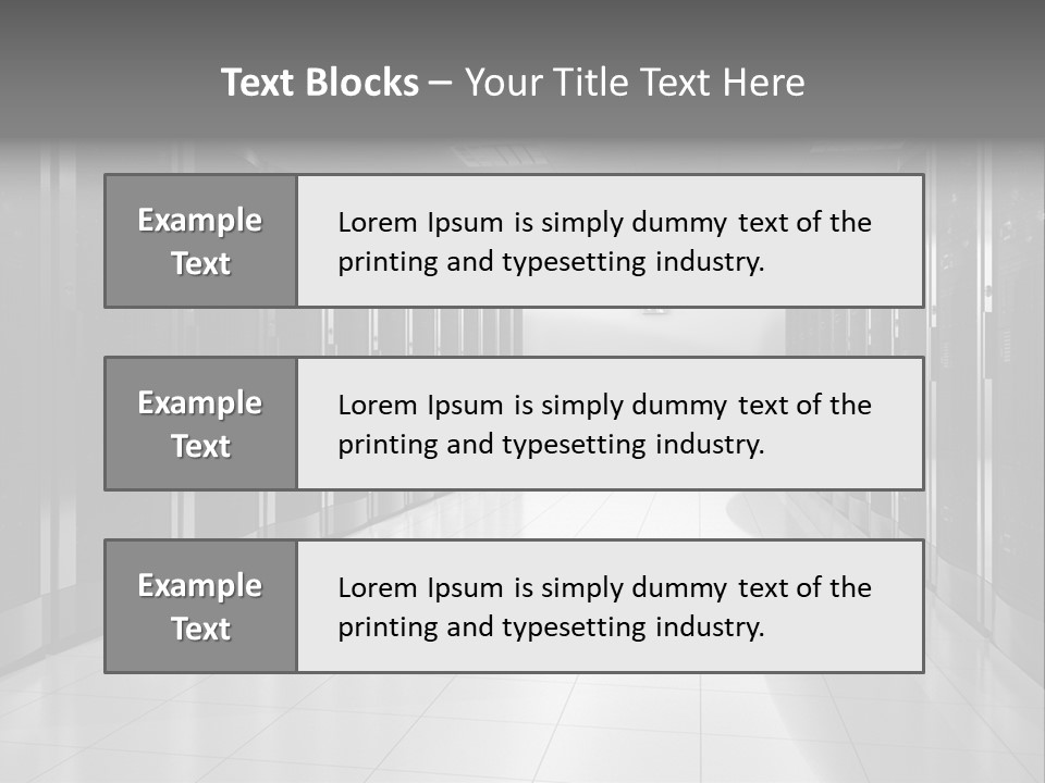 System Security Room PowerPoint Template