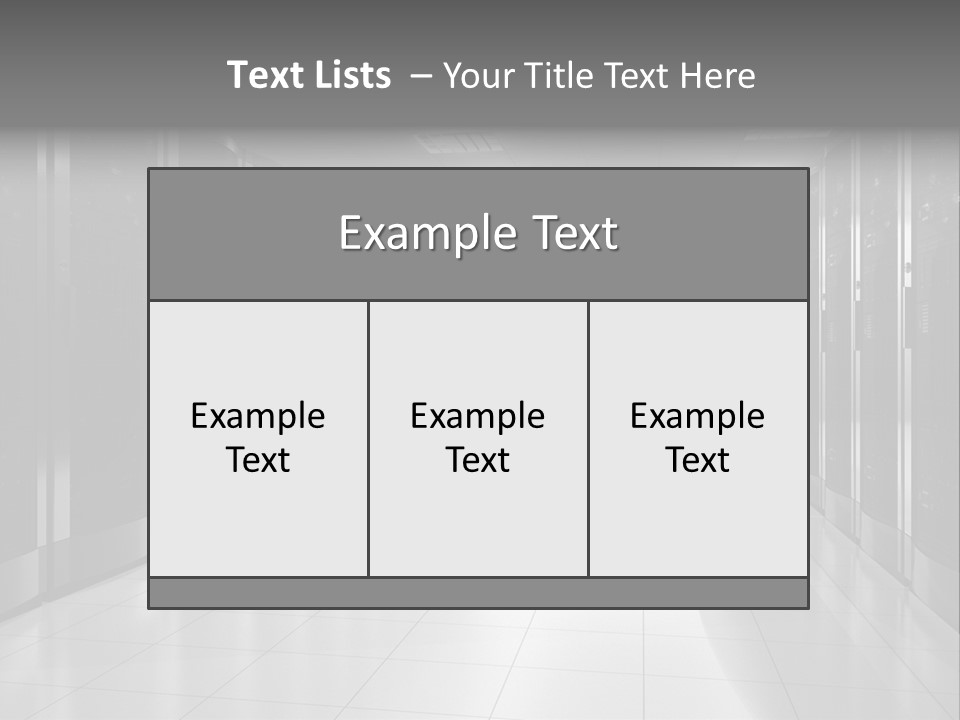 System Security Room PowerPoint Template