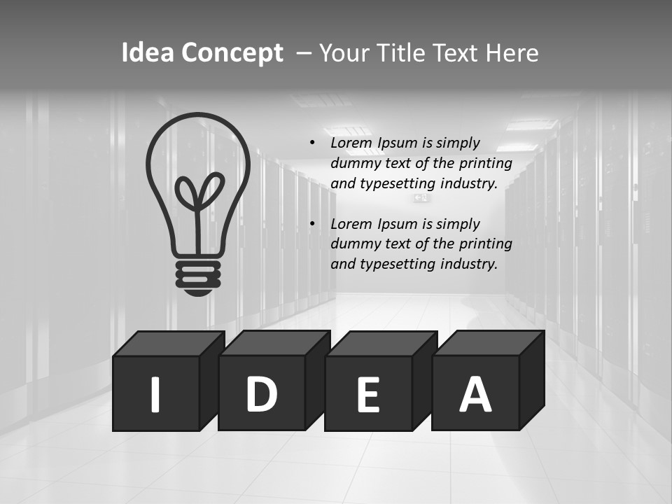 System Security Room PowerPoint Template