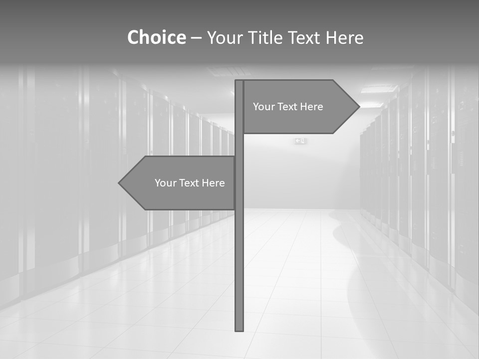System Security Room PowerPoint Template