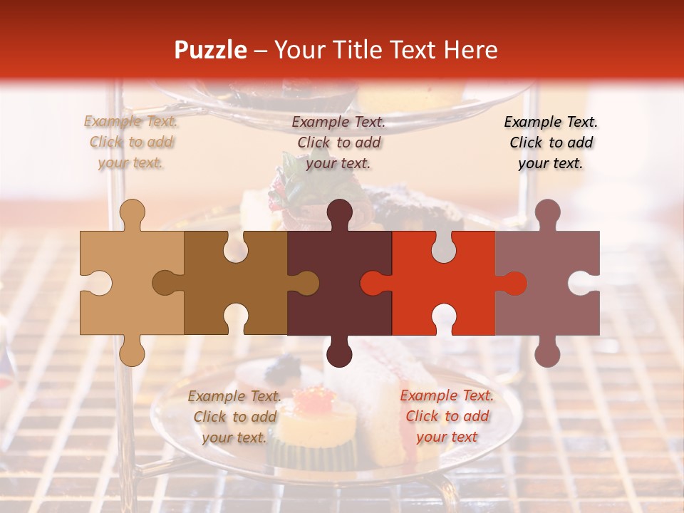 Luxury Food English PowerPoint Template