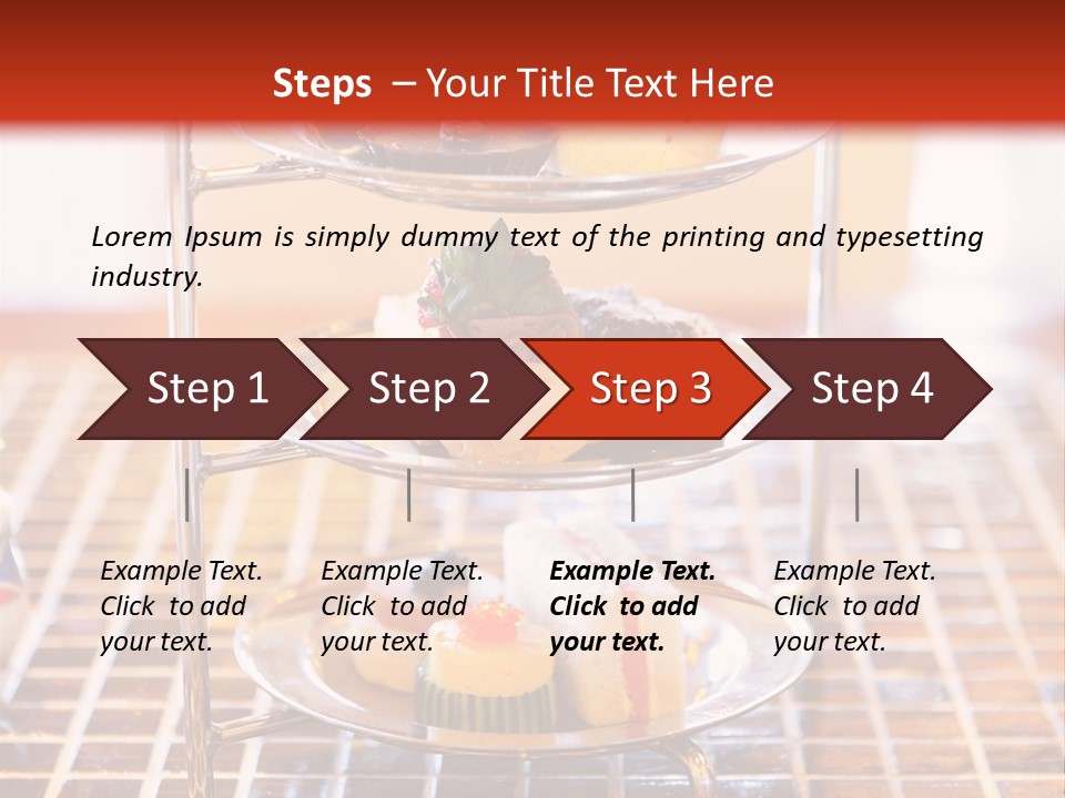 Luxury Food English PowerPoint Template