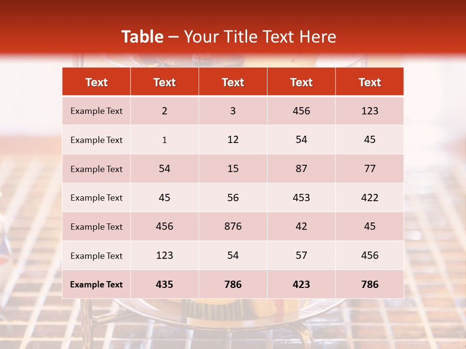 Luxury Food English PowerPoint Template