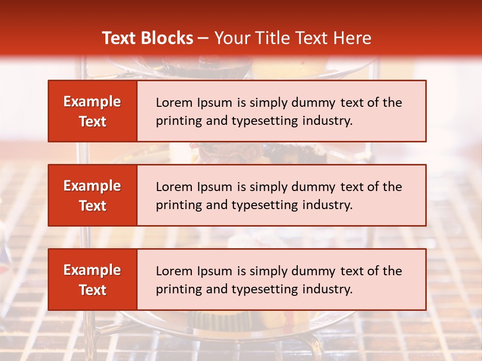 Luxury Food English PowerPoint Template