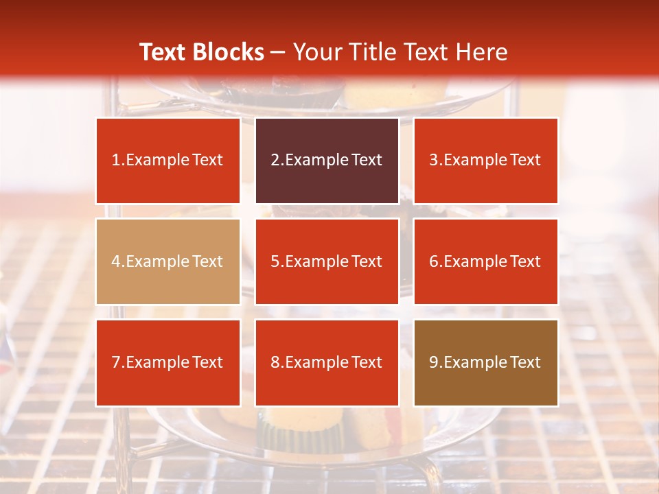 Luxury Food English PowerPoint Template