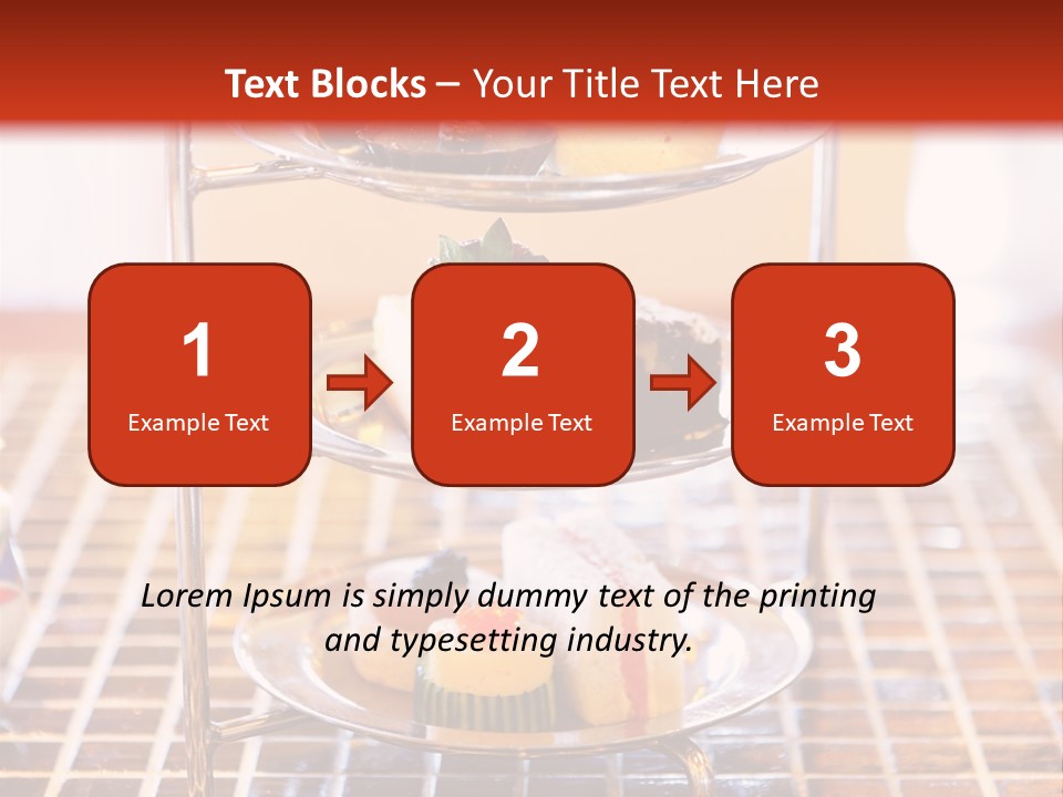 Luxury Food English PowerPoint Template