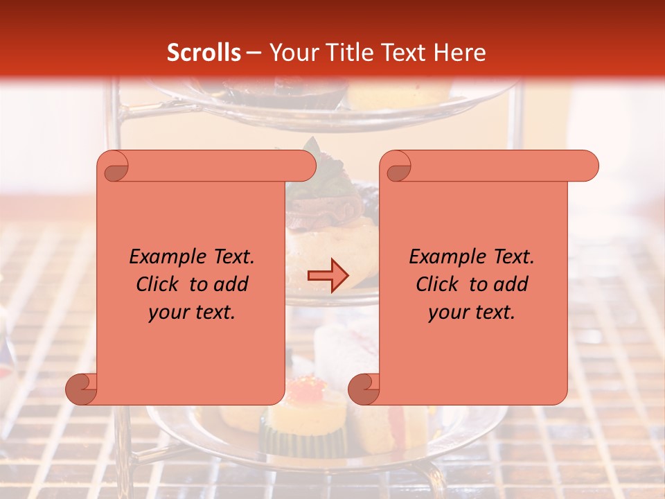 Luxury Food English PowerPoint Template