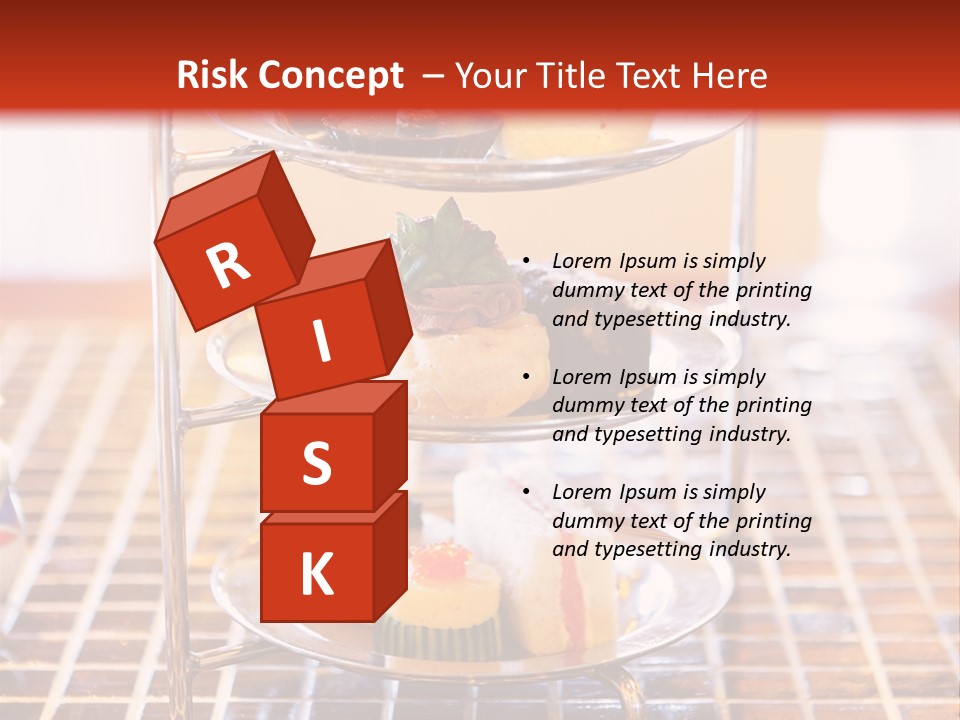 Luxury Food English PowerPoint Template