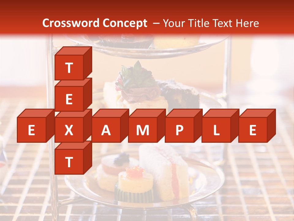 Luxury Food English PowerPoint Template