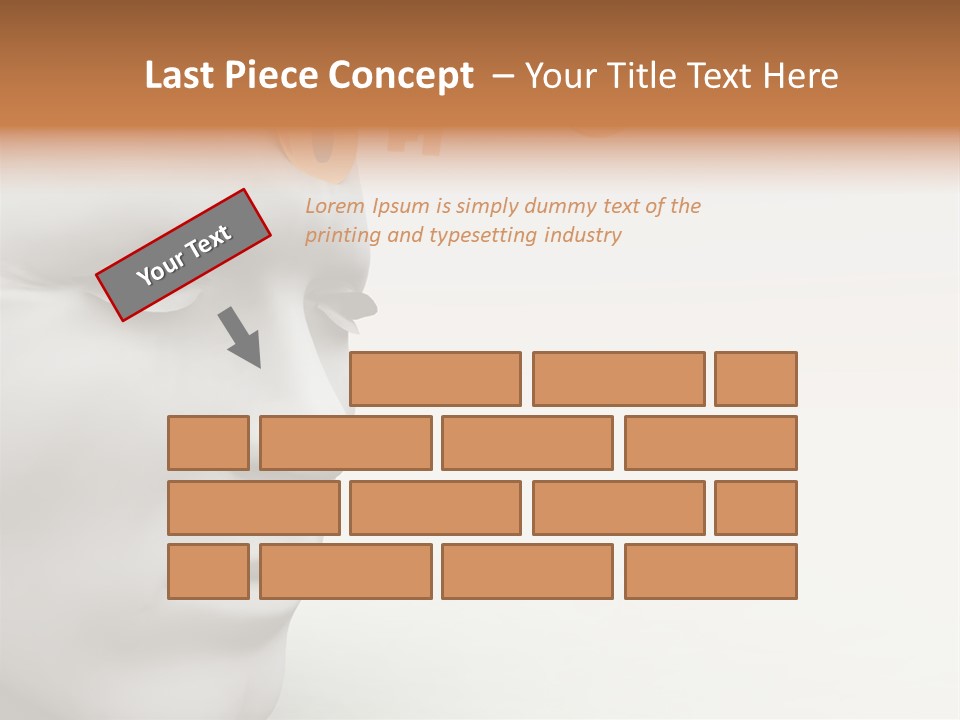 Man Mouth Inspire PowerPoint Template