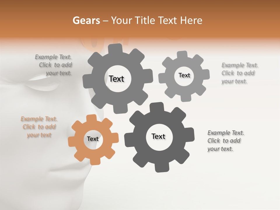 Man Mouth Inspire PowerPoint Template