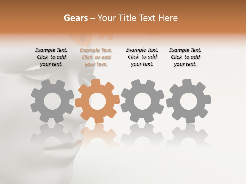 Man Mouth Inspire PowerPoint Template