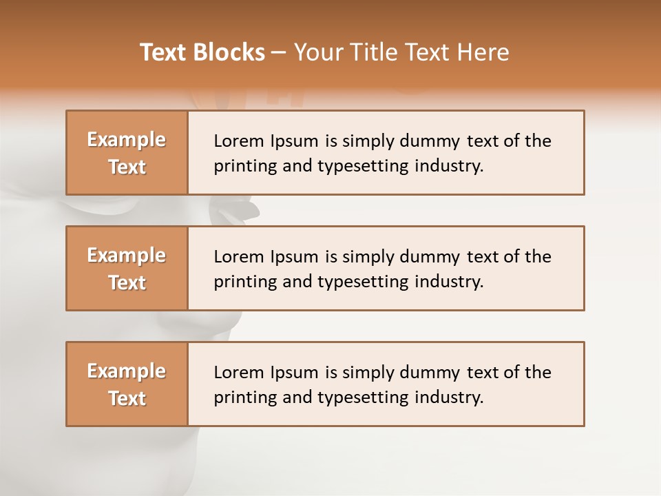 Man Mouth Inspire PowerPoint Template
