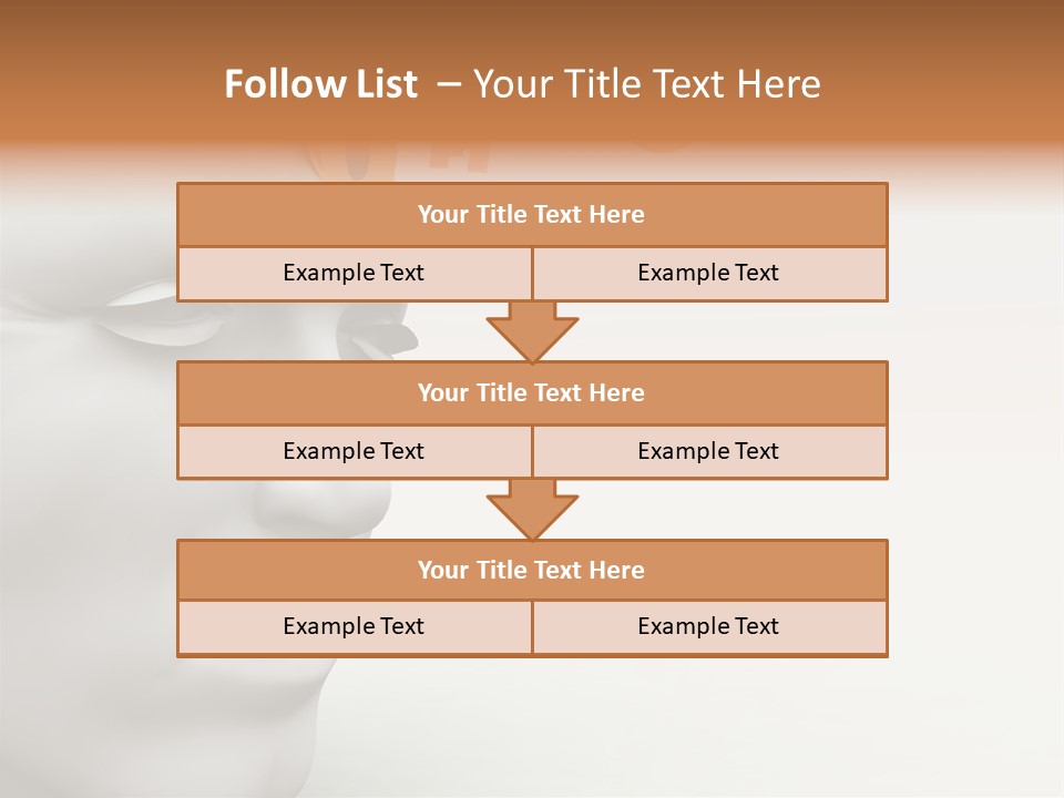 Man Mouth Inspire PowerPoint Template
