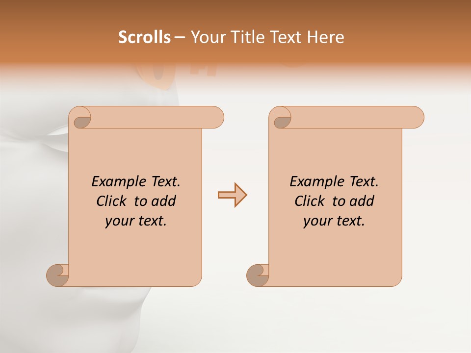 Man Mouth Inspire PowerPoint Template