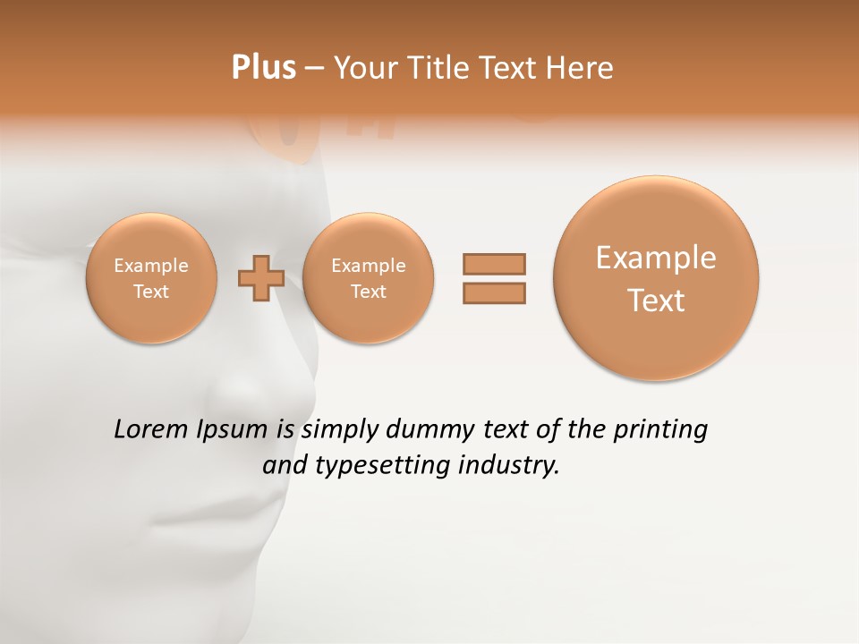 Man Mouth Inspire PowerPoint Template