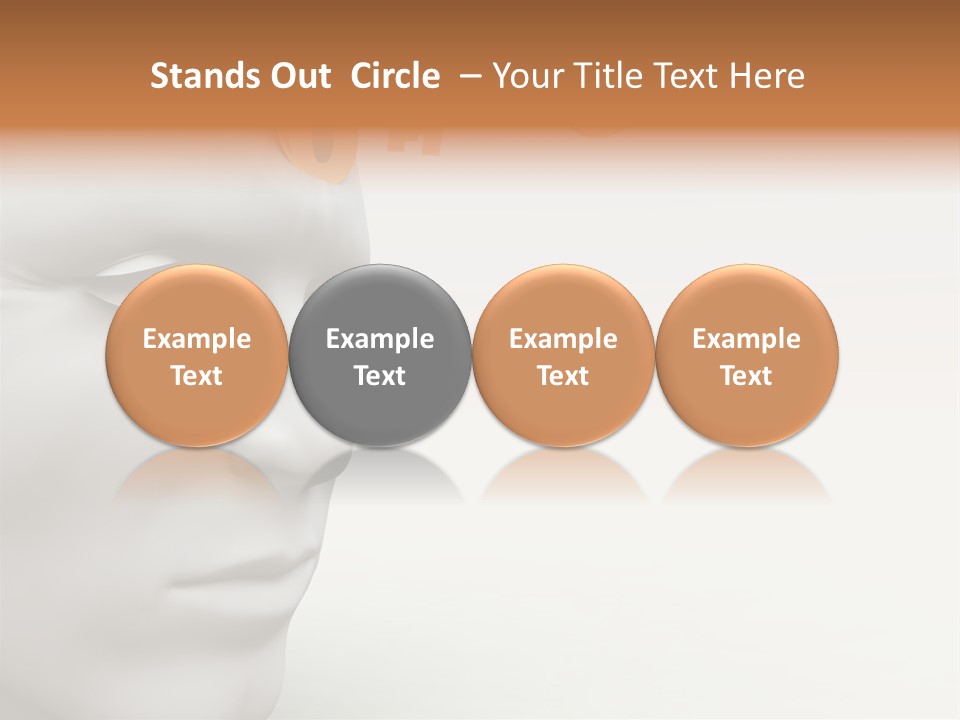 Man Mouth Inspire PowerPoint Template