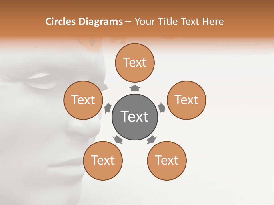 Man Mouth Inspire PowerPoint Template