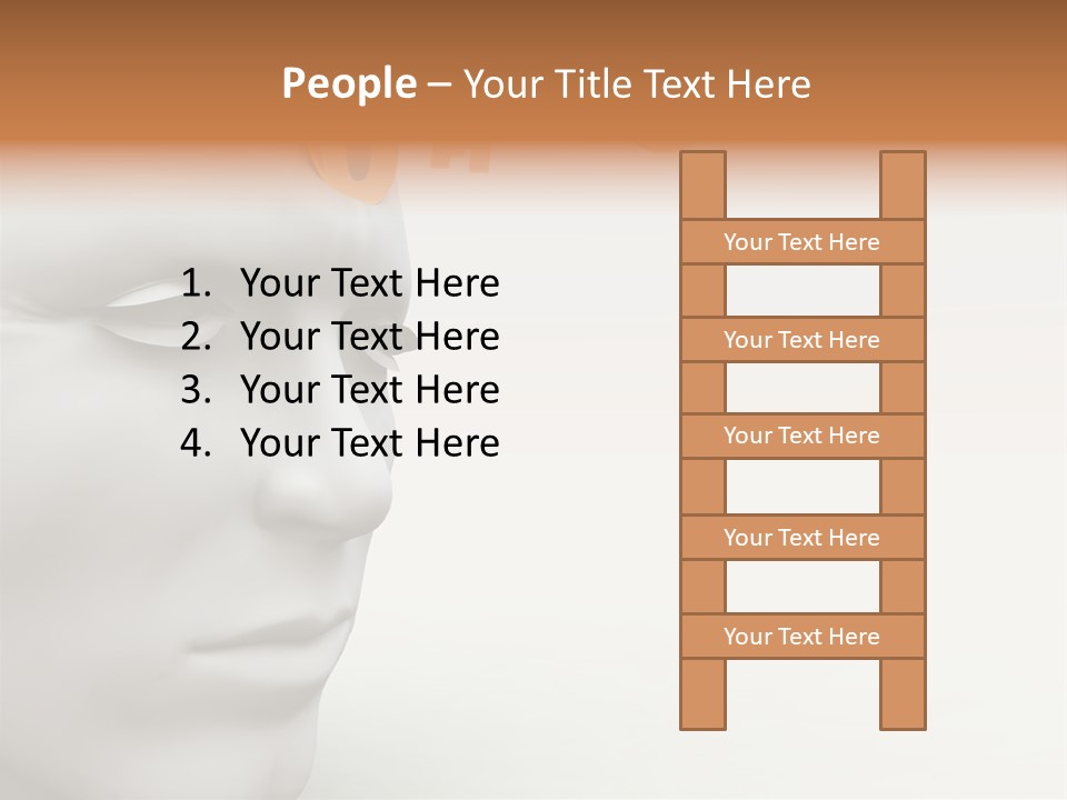 Man Mouth Inspire PowerPoint Template