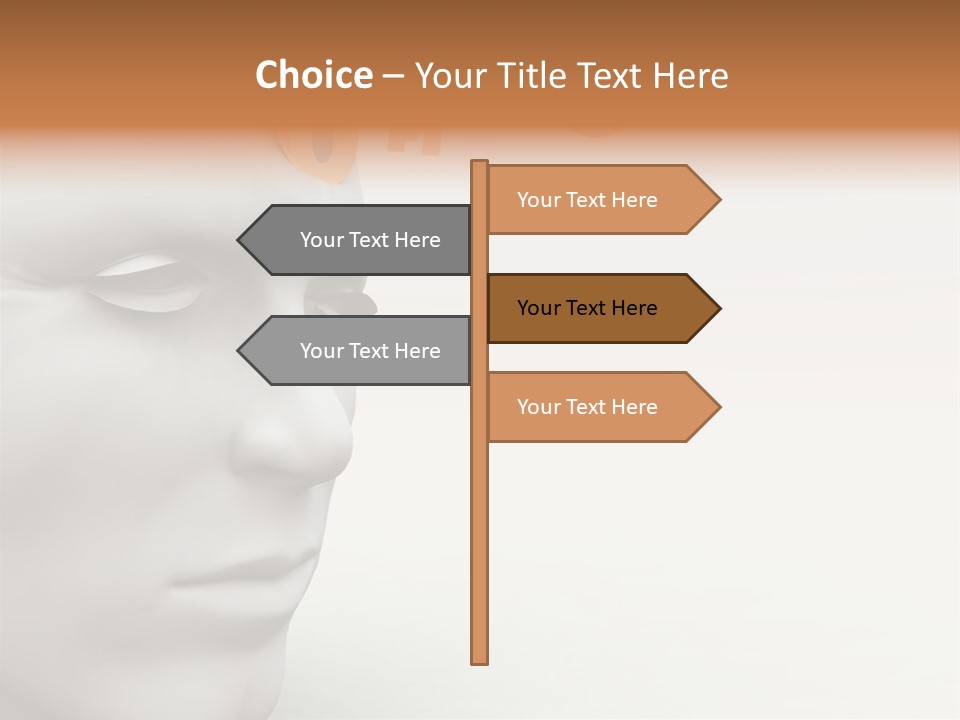Man Mouth Inspire PowerPoint Template