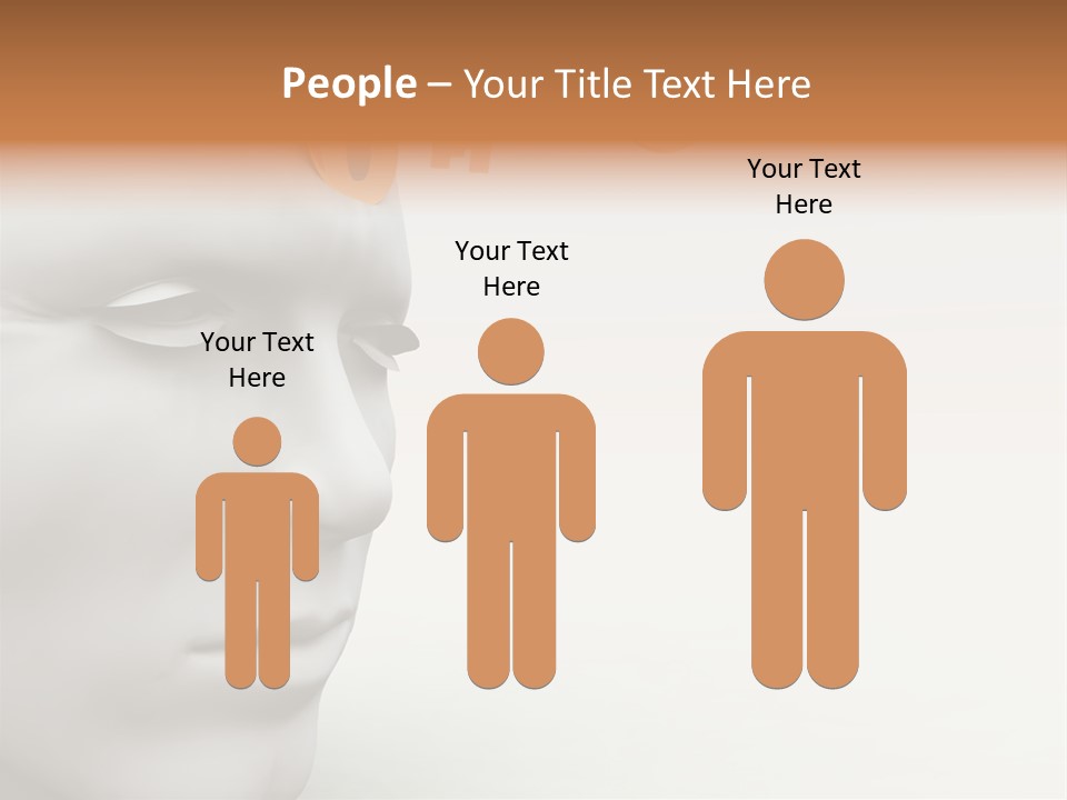 Man Mouth Inspire PowerPoint Template