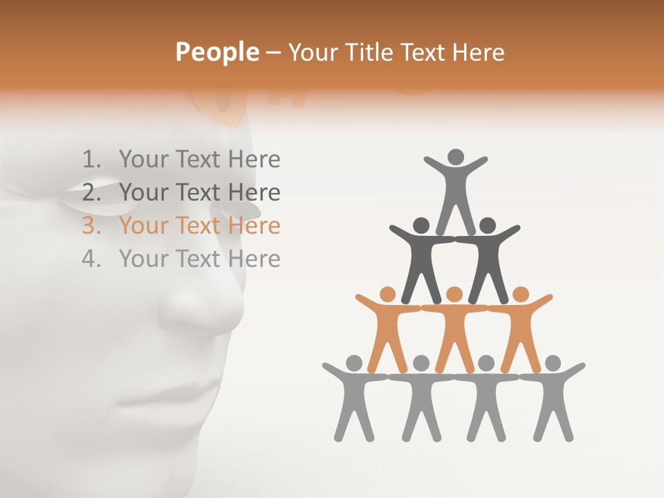 Man Mouth Inspire PowerPoint Template