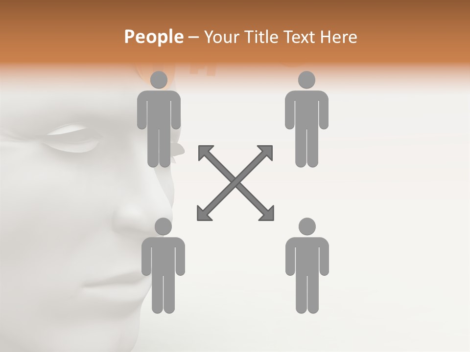 Man Mouth Inspire PowerPoint Template