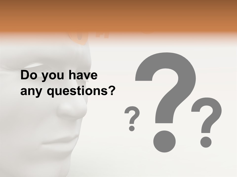 Man Mouth Inspire PowerPoint Template