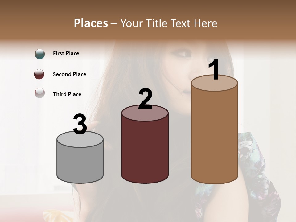 Taiwanese One Flirting PowerPoint Template