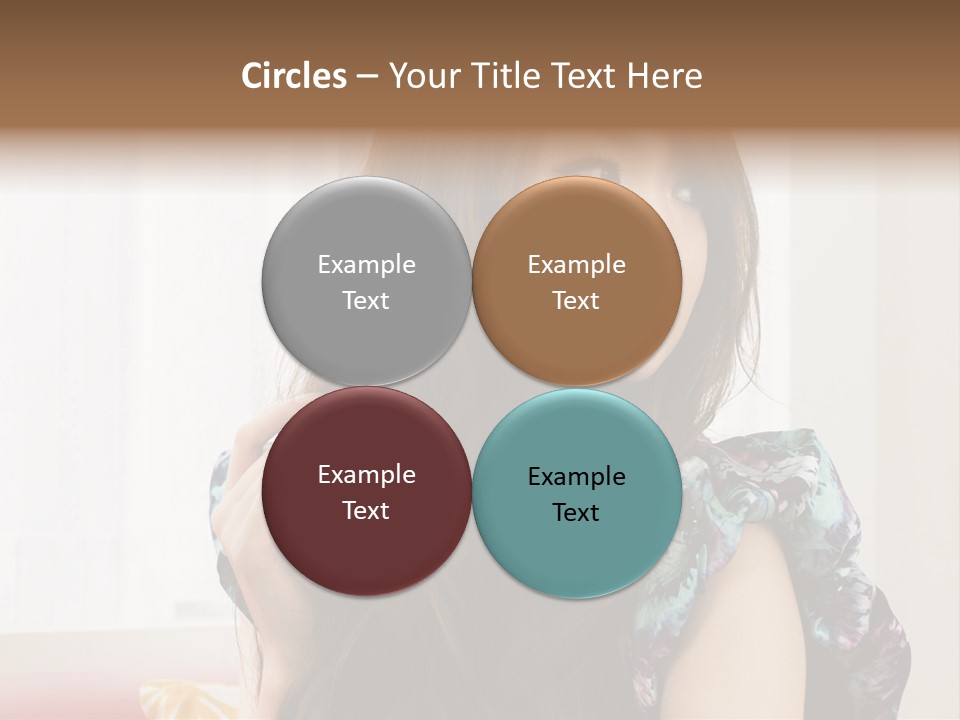 Taiwanese One Flirting PowerPoint Template