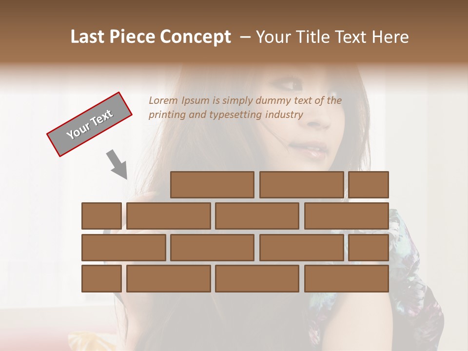 Taiwanese One Flirting PowerPoint Template