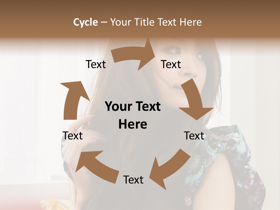 Taiwanese One Flirting PowerPoint Template