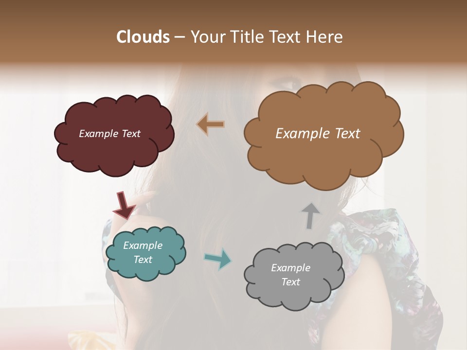 Taiwanese One Flirting PowerPoint Template